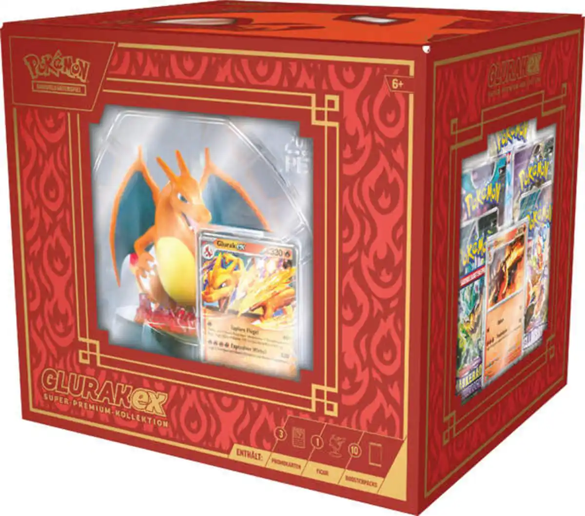 Bild 3 von Amigo Pokémon-Sammelkartenspiel Super-Premium-Kollektion Glurak-ex