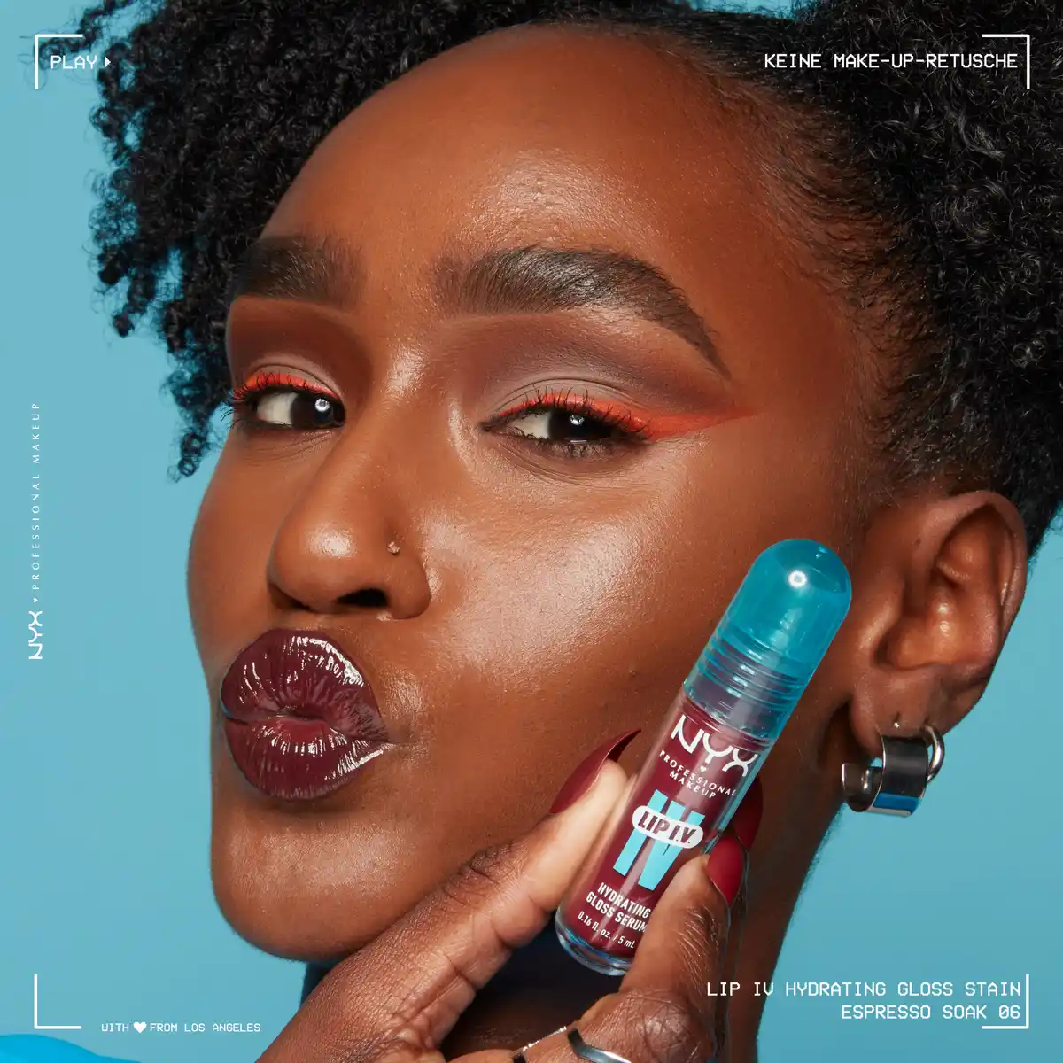 Bild 2 von NYX Professional MakeUp Lip IV Gloss Stain Lipgloss Cocoa Quench, 5 ml