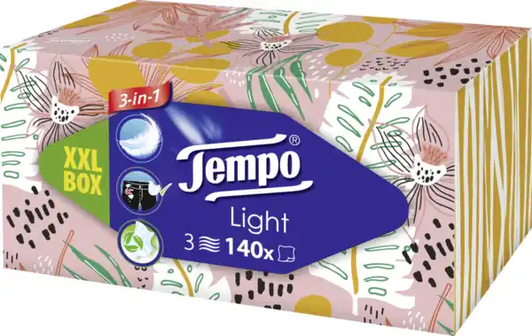 Bild 2 von Tempo 3in1 Taschentücher Light XXL Box