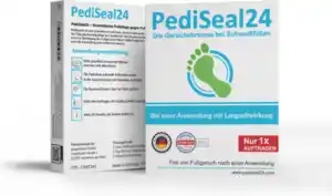 PediSeal24 Fußcreme gegen Fußgeruch mit Langzeitwirkung, 10 ml