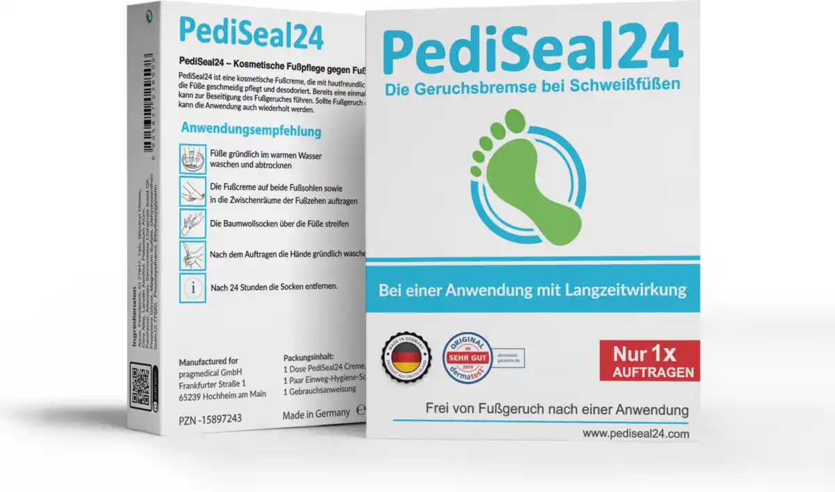 Bild 1 von PediSeal24 Fußcreme gegen Fußgeruch mit Langzeitwirkung, 10 ml