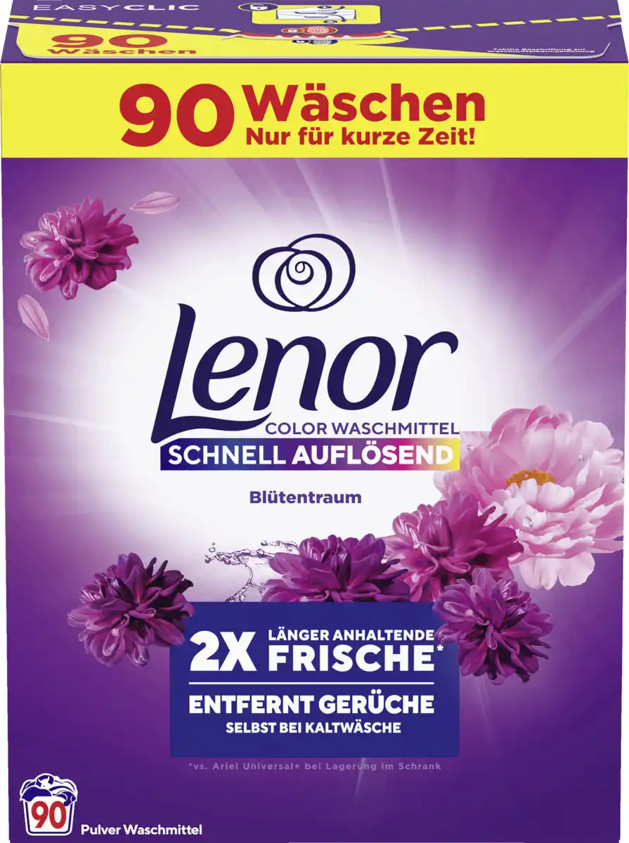 Bild 2 von Lenor Colorwaschmittel Pulver Blütentraum 90 WL