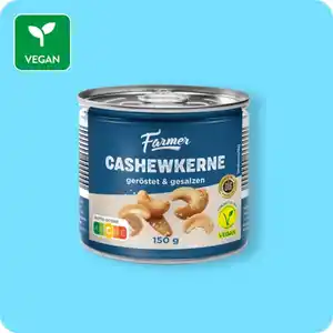 FARMER Cashewkerne, Verschiedene Sorten