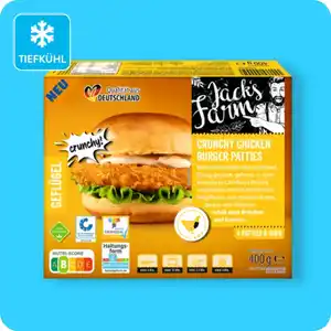 JACK'S FARM Crunchy-Chicken-Burger-Patties, Neu