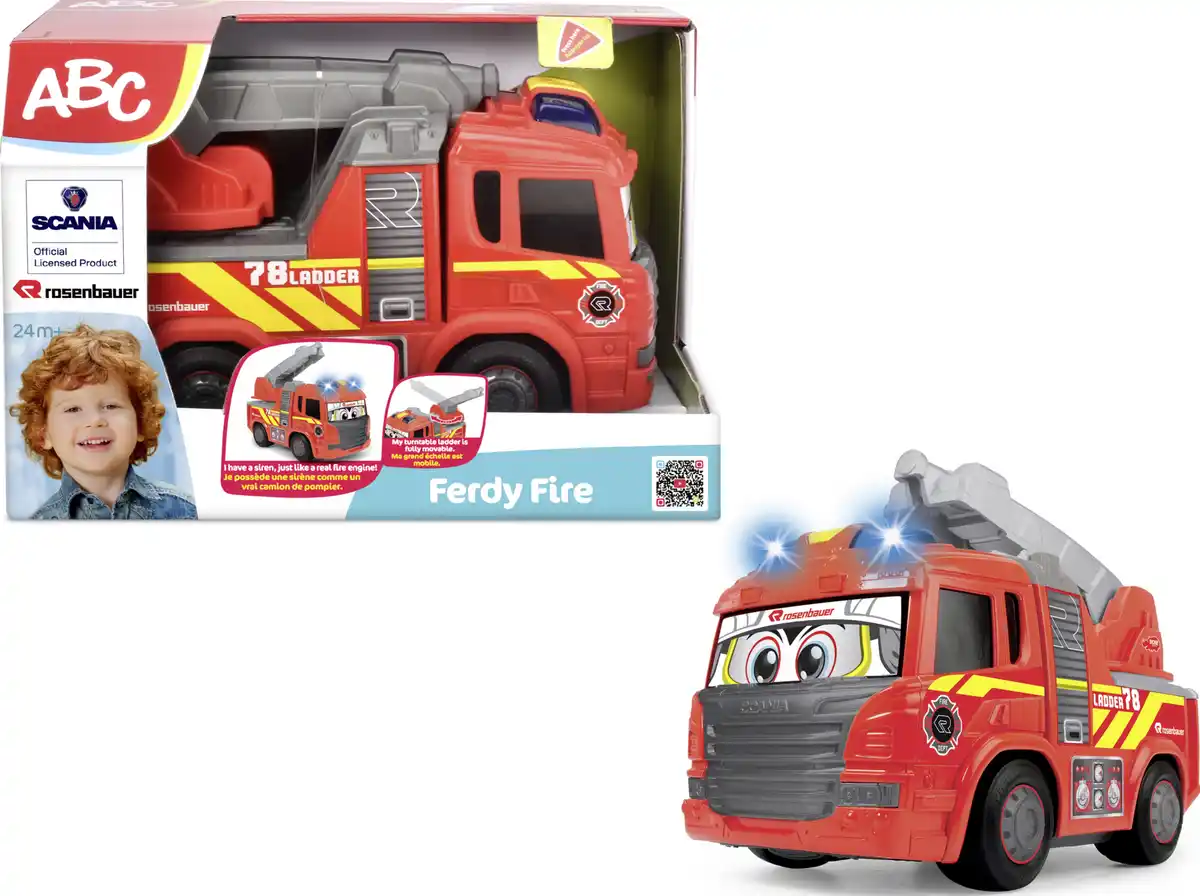 Bild 1 von Dickie Toys ABC Scania Ferdy Feuerwehr