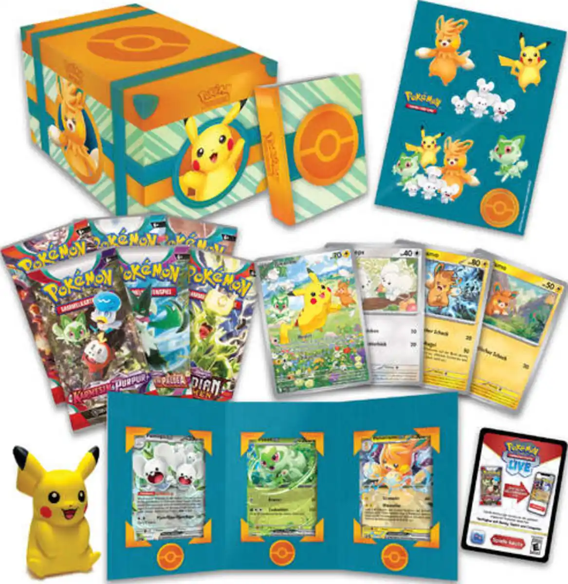 Bild 4 von Amigo Pokémon-Sammelkartenspiel: Paldea-Abenteuerkoffer