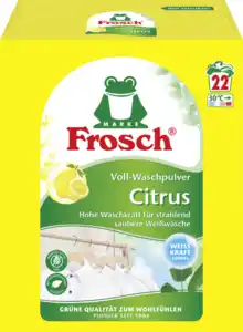 Frosch Vollwaschmittel Pulver Citrus 22 WL
