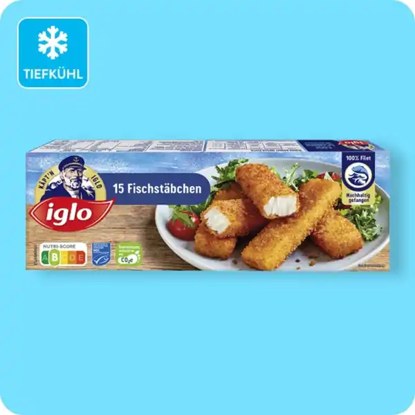 Bild 1 von IGLO Fischstäbchen