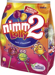 Storck nimm2 Lolly mit Vitaminen, 200 g