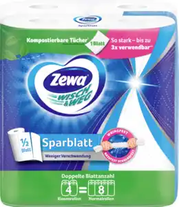Zewa Küchentücher Wisch & Weg Sparblatt