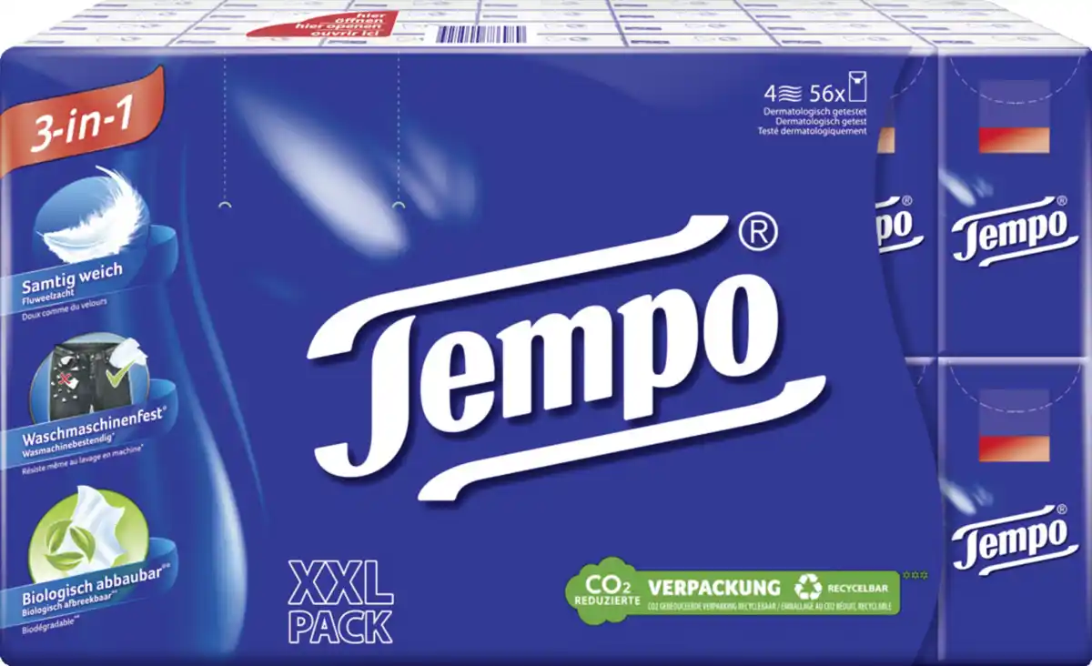Bild 1 von Tempo Taschentücher Klassik XXL Pack