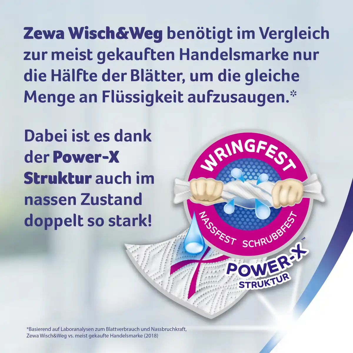 Bild 2 von Zewa Haushaltstücher Wisch & Weg Reinweiß XXL-Pack