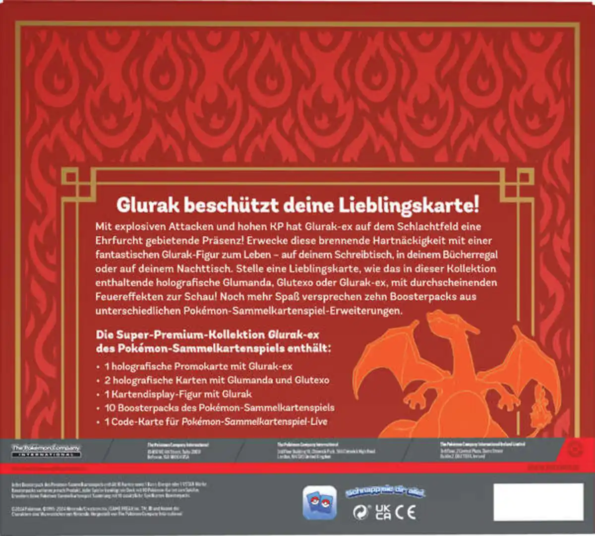 Bild 4 von Amigo Pokémon-Sammelkartenspiel Super-Premium-Kollektion Glurak-ex