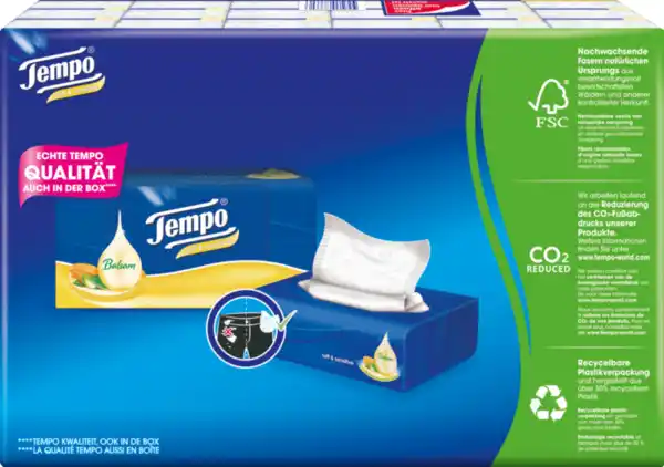 Bild 2 von Tempo Taschentücher soft & sensitive