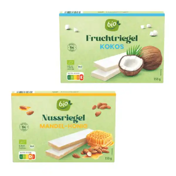 Bild 1 von BIO Bio-Frucht- / Nussriegel 150g