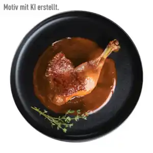 GOURMET FINEST CUISINE Entenkeule mit Sauce 600g
