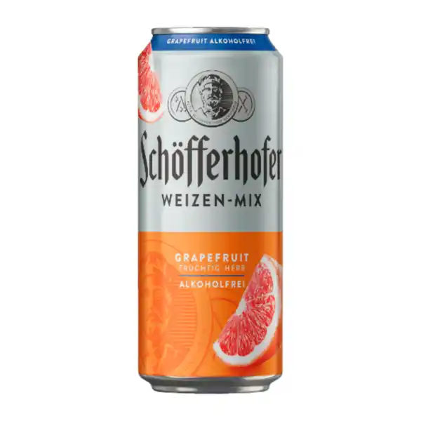 Bild 1 von SCHÖFFERHOFER Weizen-Mix Grapefruit 0,5L