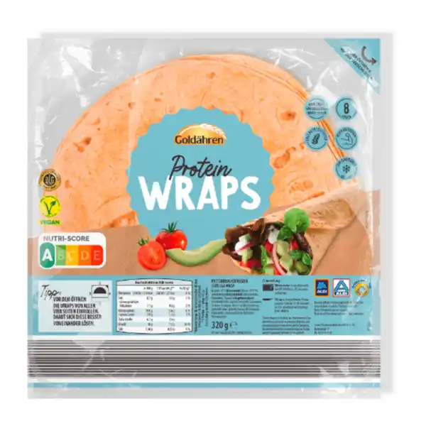 Bild 1 von GOLDÄHREN Protein-Wraps 320g