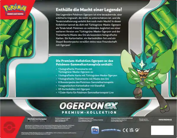 Bild 4 von Amigo Pokémon-Sammelkartenspiel: Premium-Kollektion Ogerpon-ex