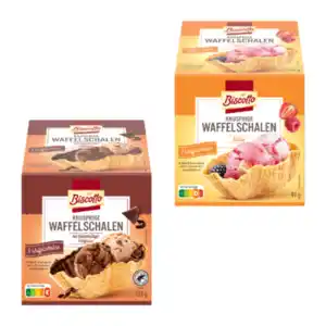 BISCOTTO Knusprige Waffelschalen