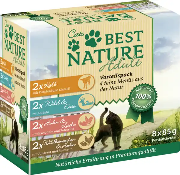 Bild 1 von Best Nature Katzennassfutter Multipack, 680 g