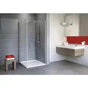 Eckdusche »AlexaStyle 2.0«, BxTxH: 80 x 80 x 192 cm