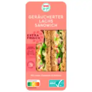 REWE to go Sandwich Geräucherter Lachs