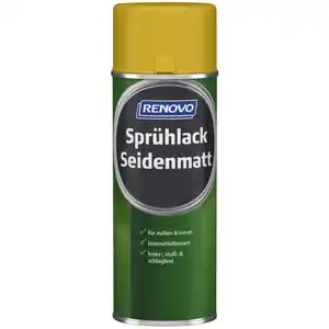 Sprühlack, rapsgelb RAL 1021, seidenmatt, 150ml