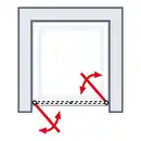 Bild 3 von Duschkabine »Alexa Style 2.0«, Pendeltür in Nische, 90 x 192 cm, Mattschwarz