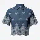Bild 3 von Damen-Bluse mit Lochstickerei