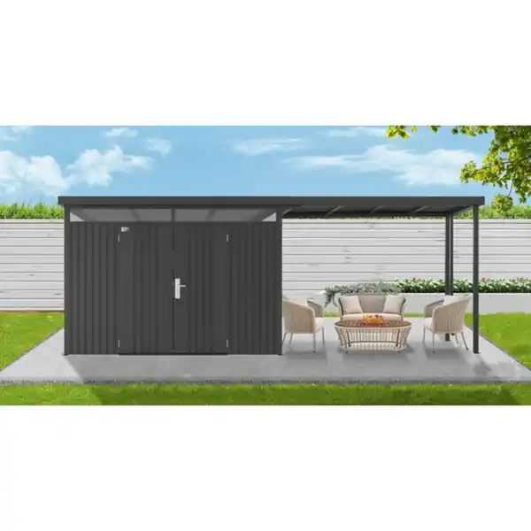 Bild 2 von Seitendach, BxHxL: 274 x 218 x 274 cm, für Premium Systemhaus Gr. 4