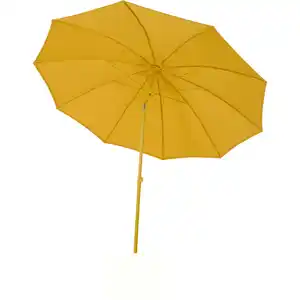 Siena Garden Mittelstockschirm 'Paolo Push' senffarben Ø 270 cm
