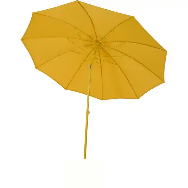 Bild 1 von Siena Garden Mittelstockschirm 'Paolo Push' senffarben Ø 270 cm