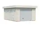 Bild 1 von Palmako Fertiggarage Rasmus 360 x 550 cm mit Sektionaltor naturbelassen