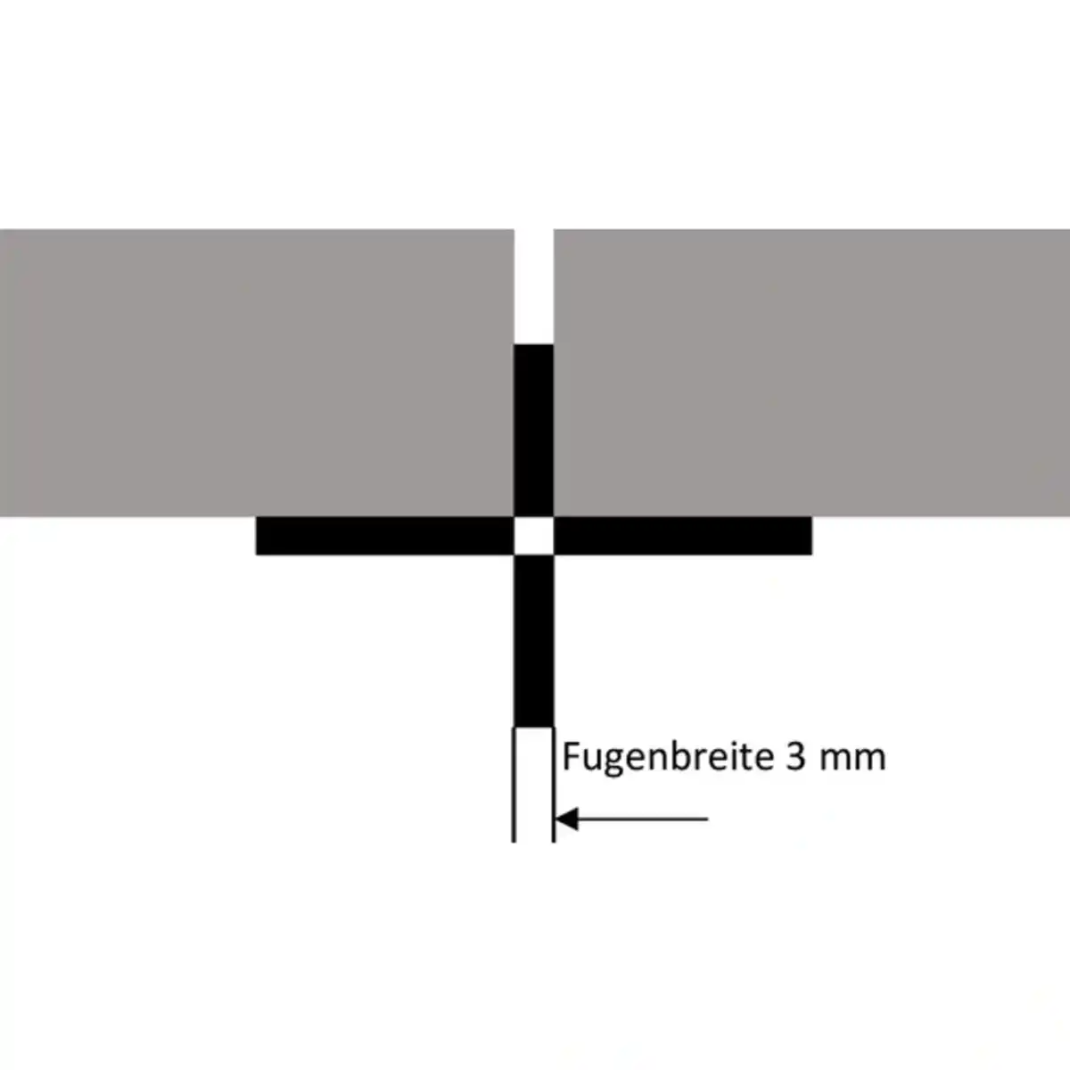Bild 2 von Fugenkreuz, 3 mm, Kunststoff