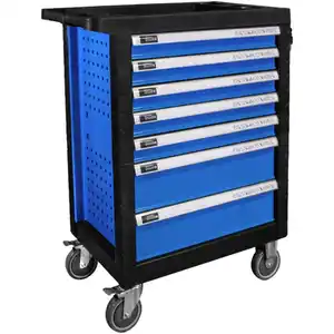 Werkstattwagen »Premium GWP 07«, 250-tlg., mit 7 Schubladen, blau