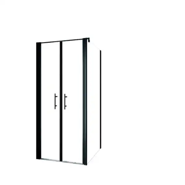 Bild 1 von Duschkabine »Alexa Style 2.0«, Pendeltür inklusive SW, 80 x 80 x 192 cm, Mattschwarz