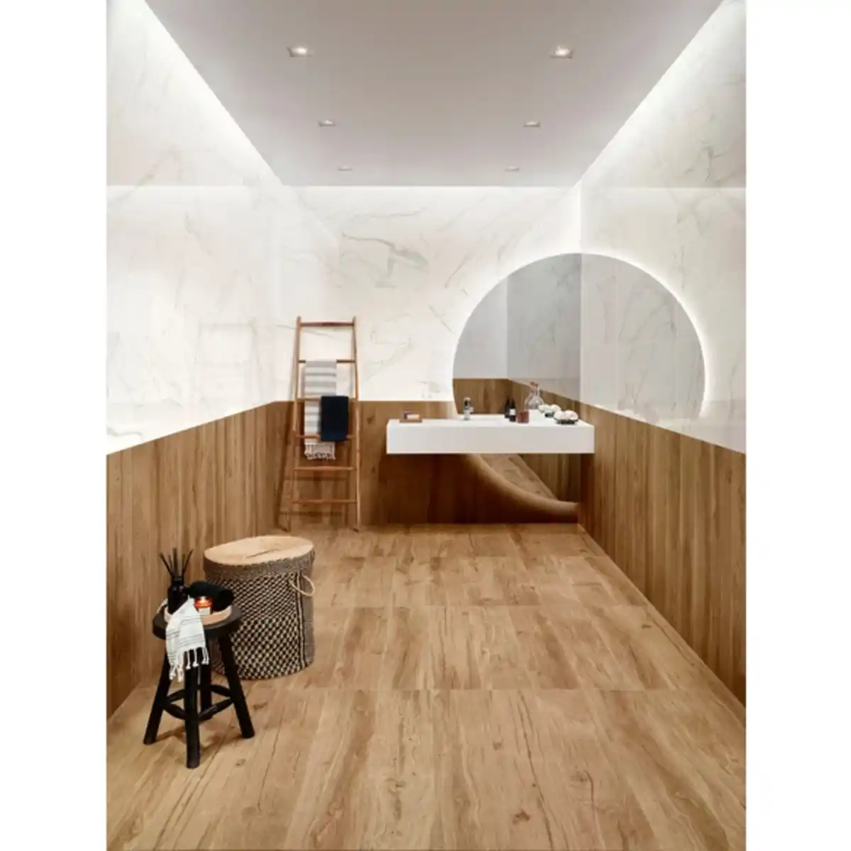 Bild 2 von Feinsteinzeug »CE Wood«, , tortora, 20x100x0,8cm