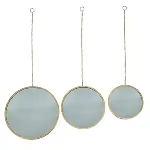 Spiegel »Antwerpen«, 3er Set, gold