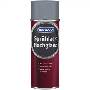 Sprühlack, silbergrau RAL 7001, hochglänzend, 400ml