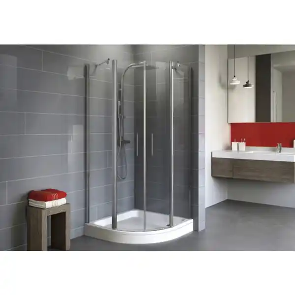 Bild 1 von Runddusche »Alexa Style 2.0«, Drehtür, BxH: 90 x 192 cm
