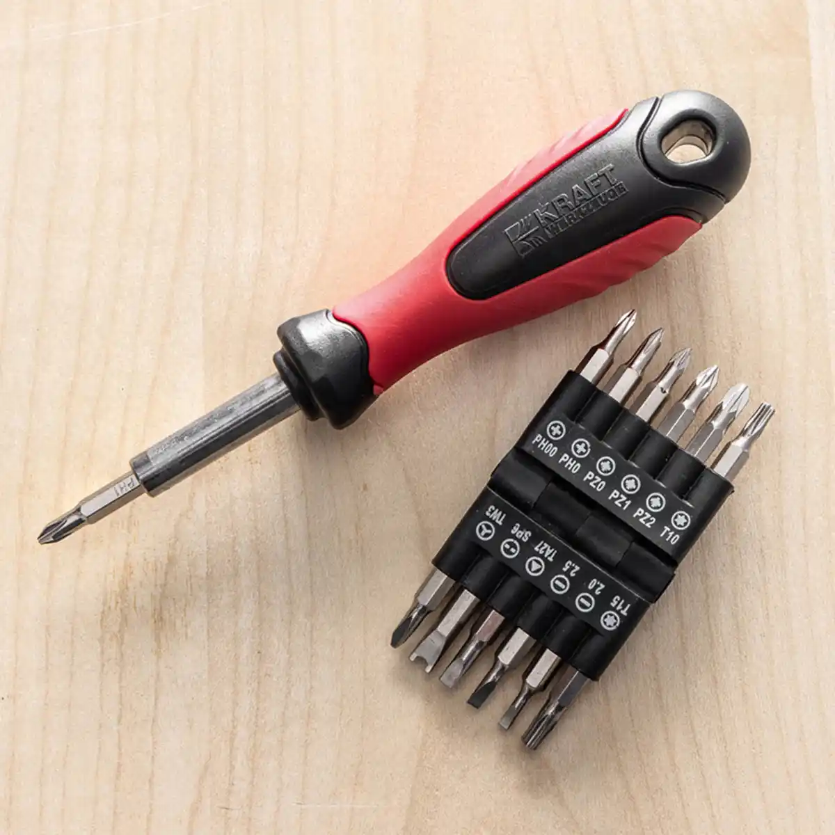 Bild 1 von Kraft Werkzeuge Präzisionsschraubendreher-Set 14tlg.