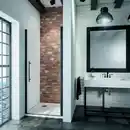 Bild 3 von Duschkabine »Alexa Style 2.0«, Drehtür in Nische, 90 x 192 cm, Mattschwarz