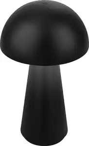 Briloner LED Akku-Tischleuchte Fungo schwarz 28 x 16 cm warmweiß