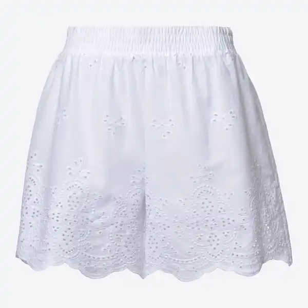 Bild 1 von Damen-Shorts mit Lochstickerei