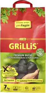 Profagus Buchengrillholzkohle-Briketts-Grillis 7 kg Beutel