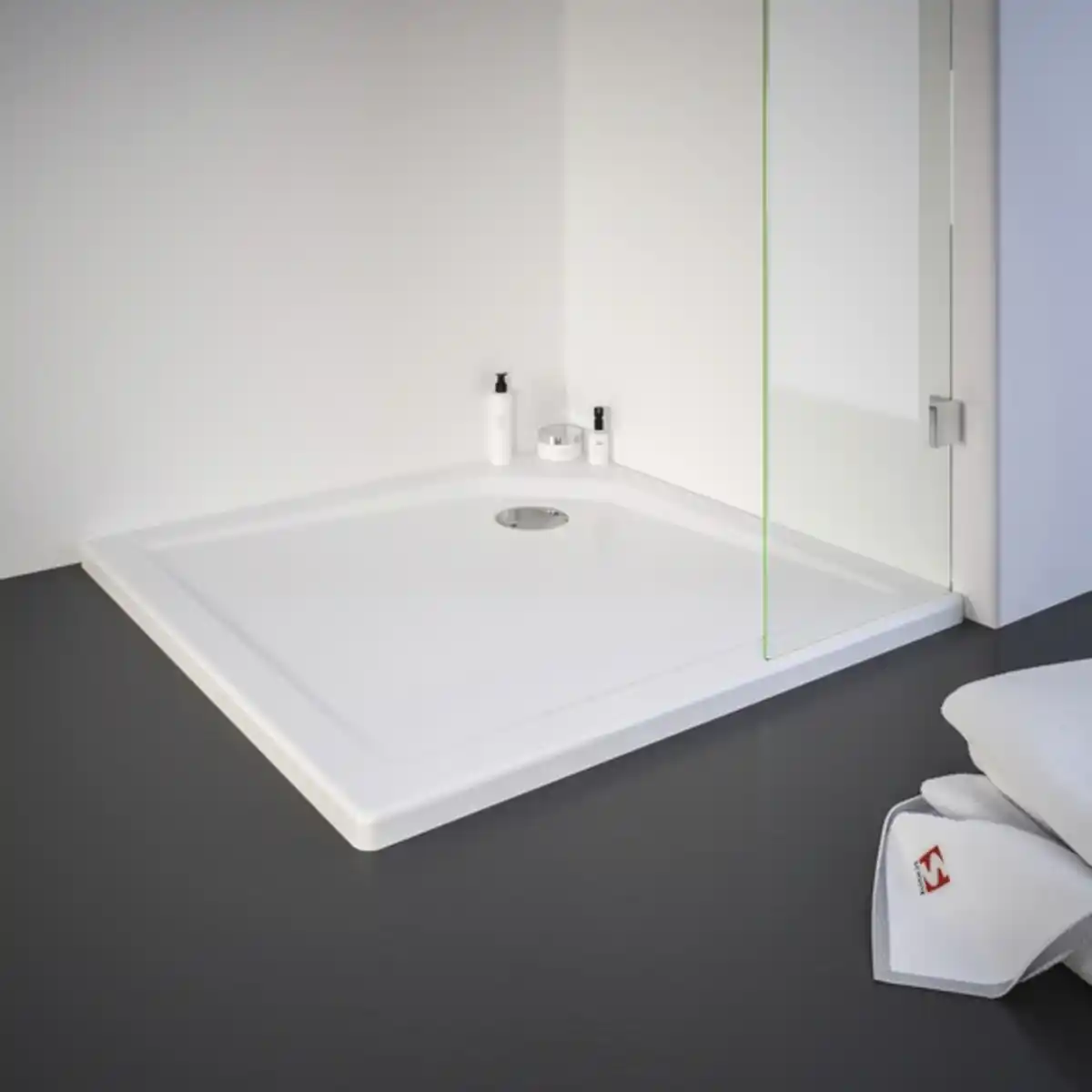 Bild 4 von Duschwand »Alexa Style 2.0«, BxH: 80 x 200 cm, ESG, Drehtür mit Seitenwand, Ecke