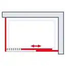 Bild 3 von Duschkabine »Alexa Style 2.0«, Schiebetür inklusive SW, 120 x 80 x 200 cm, Mattschwarz