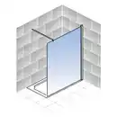 Bild 4 von Duschwand »Alexa Style 2.0«, BxH: 100 x 190 cm, ESG, Walk-In, Ecke