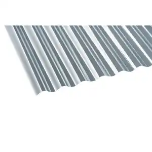 Dachplatte, 2000x1040x0,8 mm (LxBxS), Polycarbonat, transparent